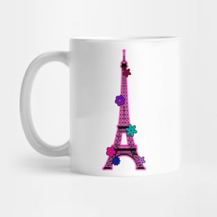 Groovy Eiffel Tower Mug